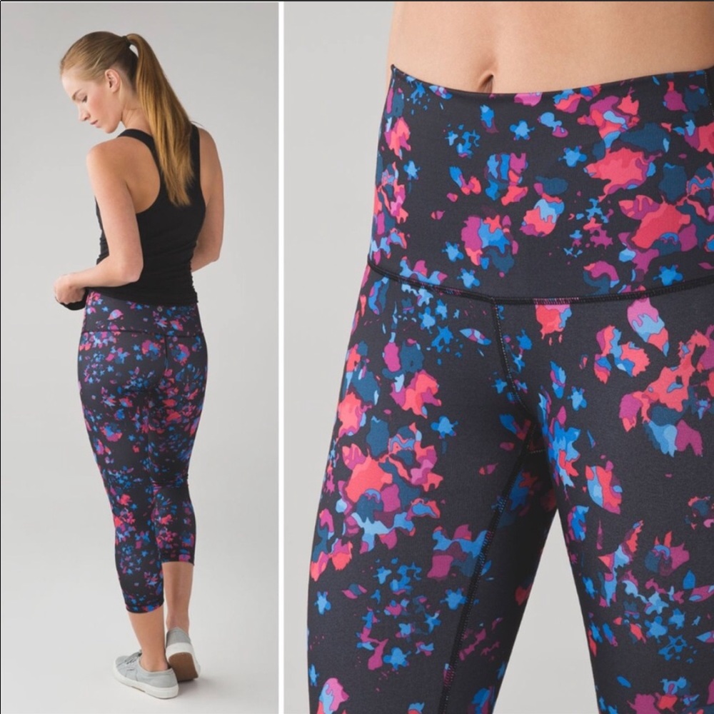 Lululemon Wunder Under Crop (Hi-Rise) Dandy Digie